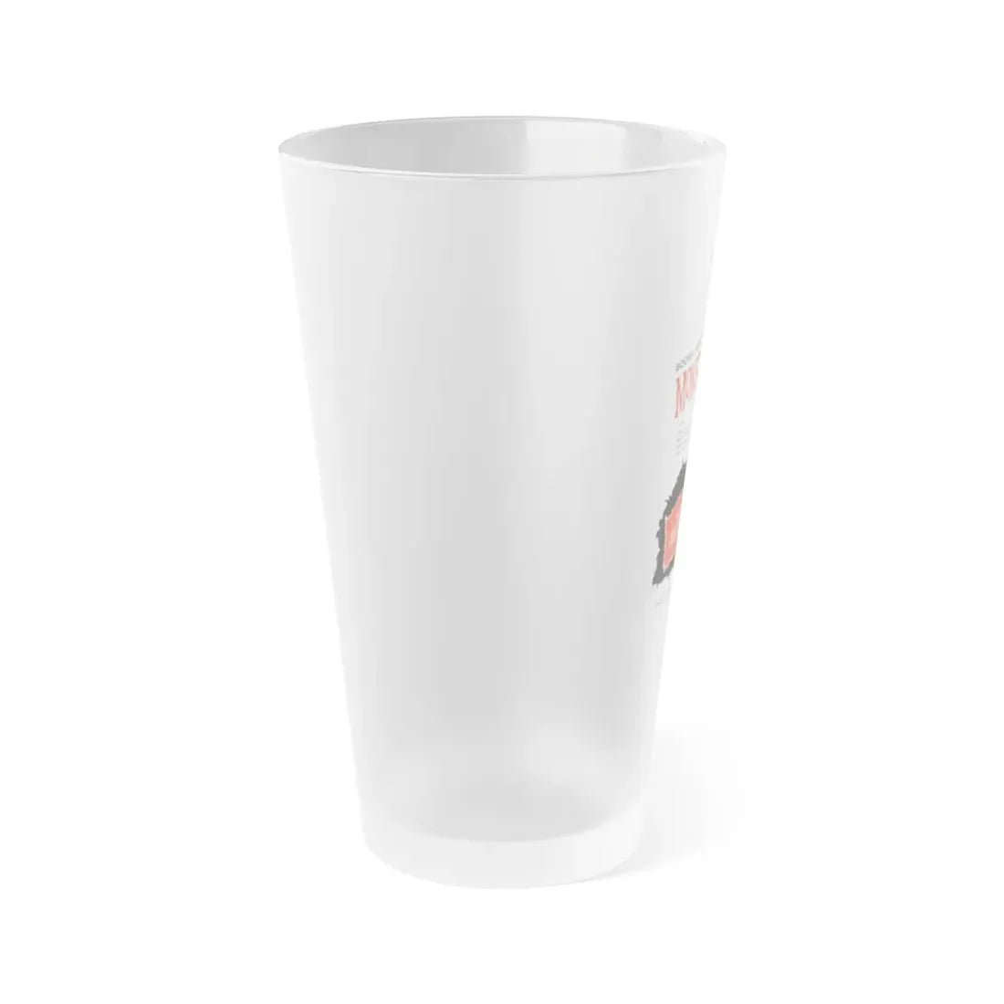 MONSTROSITY (THE ATOMIC BRAIN) 1963 Movie Poster - Frosted Pint Glass 16oz - Go Mug Yourself