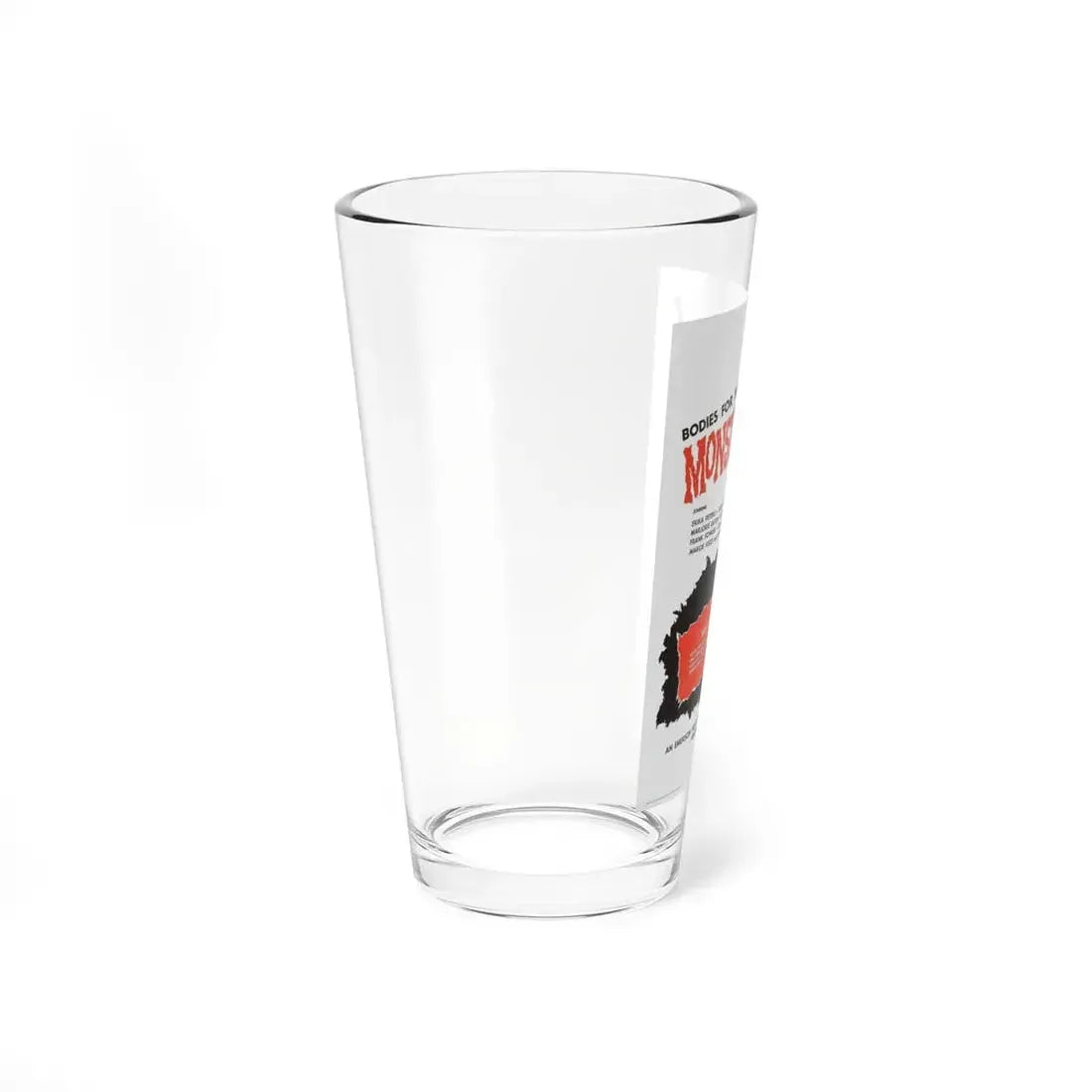 MONSTROSITY (THE ATOMIC BRAIN) 1963 Movie Poster - Pint Glass 16oz - Go Mug Yourself
