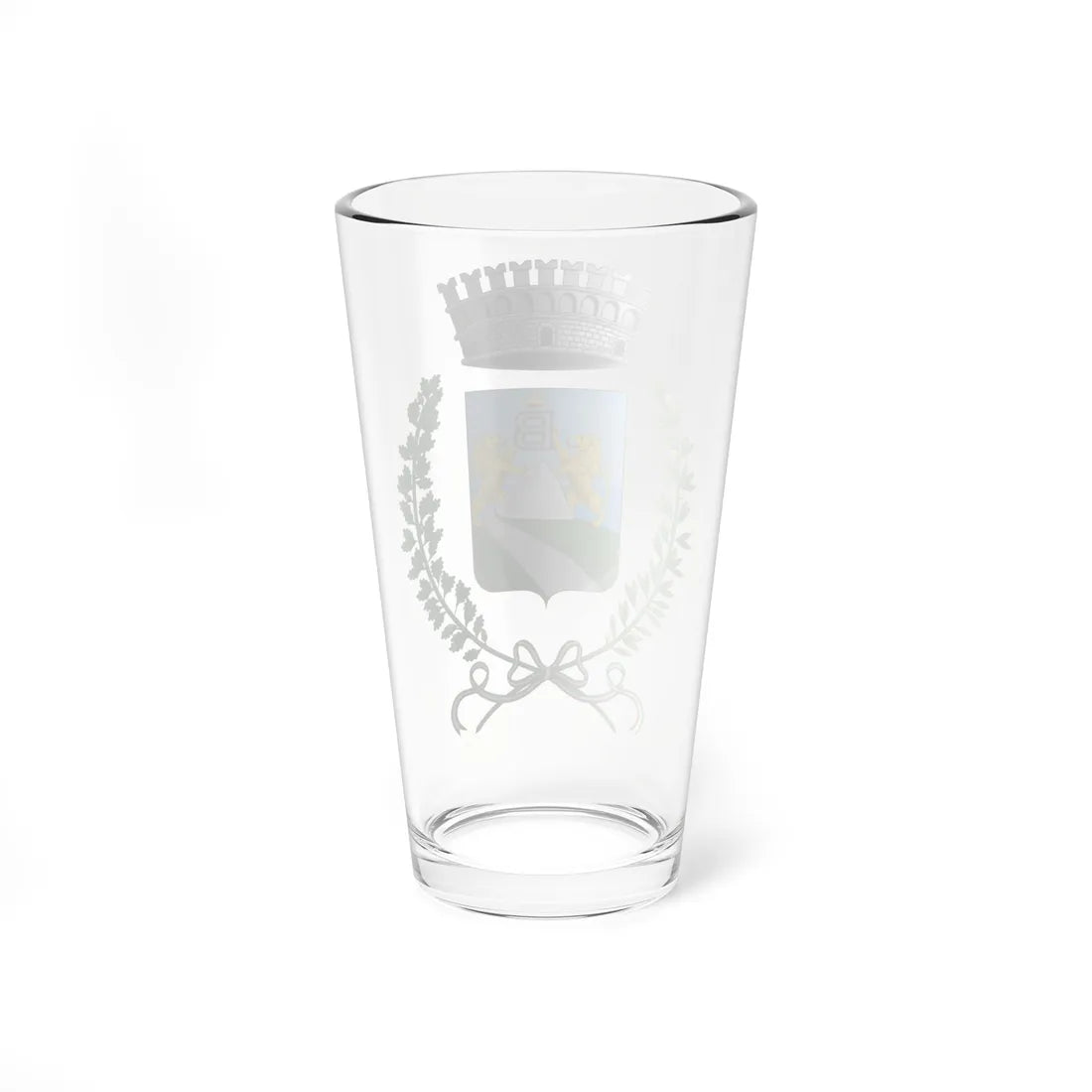 Montebruno-Stemma (Italy) (Coat of Arms) Pint Glass 16oz - Go Mug Yourself