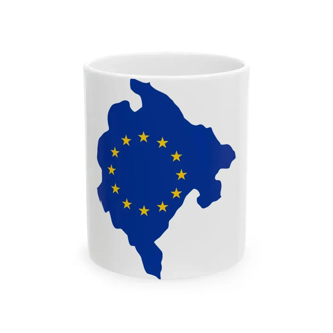 Montenegro EU (Montenegro) White Coffee Mug 11oz - Go Mug Yourself