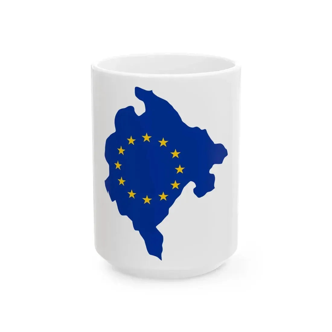 Montenegro EU (Montenegro) White Coffee Mug 15oz - Go Mug Yourself