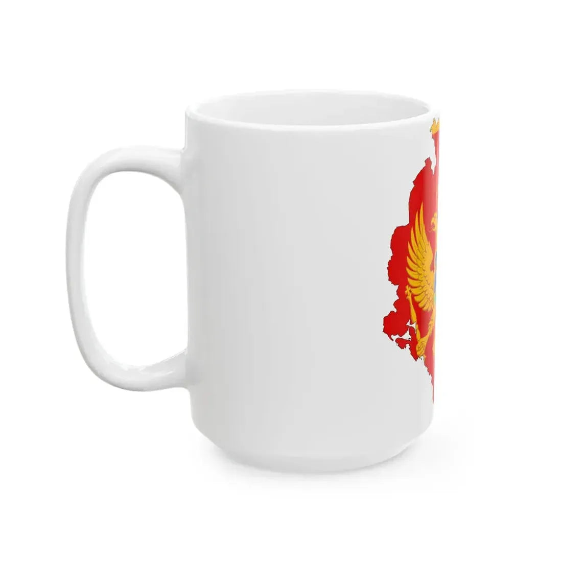 Montenegro-Flagmap (Montenegro) White Coffee Mug - Go Mug Yourself