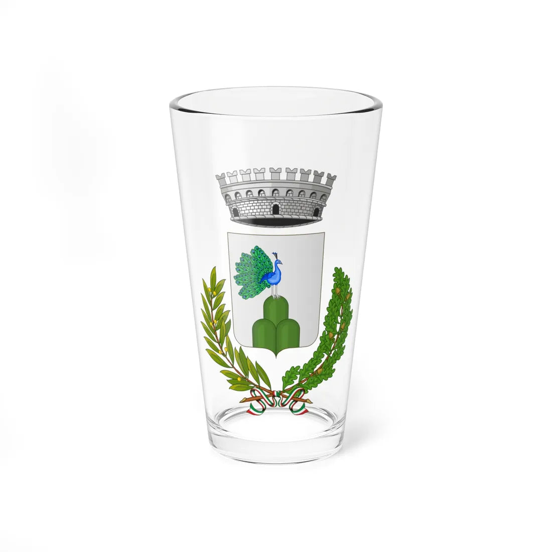 Montepaone-Stemma (Italy) (Coat of Arms) Pint Glass 16oz 16oz - Go Mug Yourself