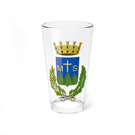Montesilvano-Stemma (Italy) (Coat of Arms) Pint Glass 16oz 16oz - Go Mug Yourself