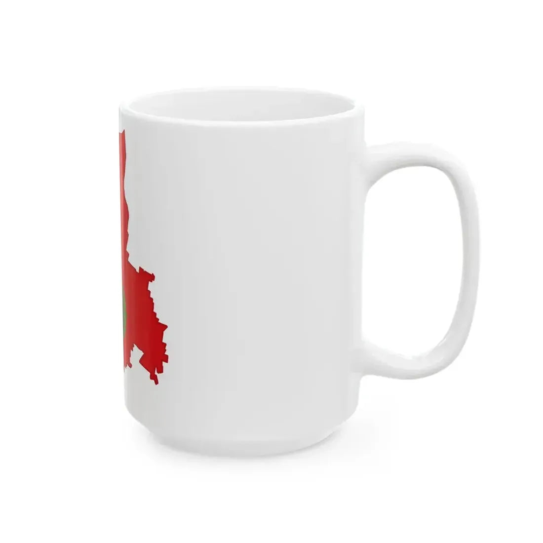 Monza flagmap (Italy) White Coffee Mug - Go Mug Yourself
