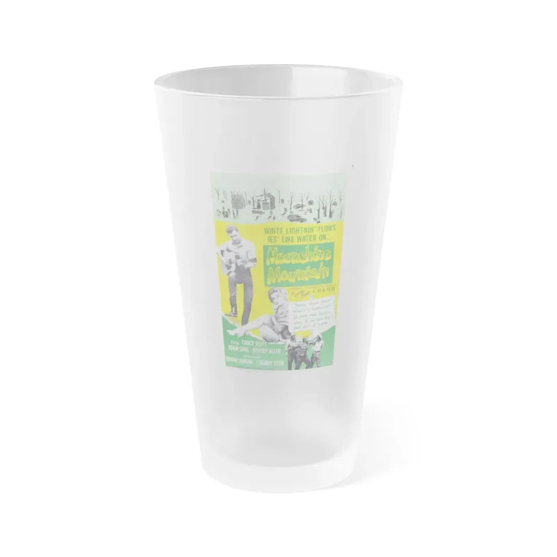 MOONSHINE MOUNTAIN 1964 Movie Poster - Frosted Pint Glass 16oz Default Title - Go Mug Yourself