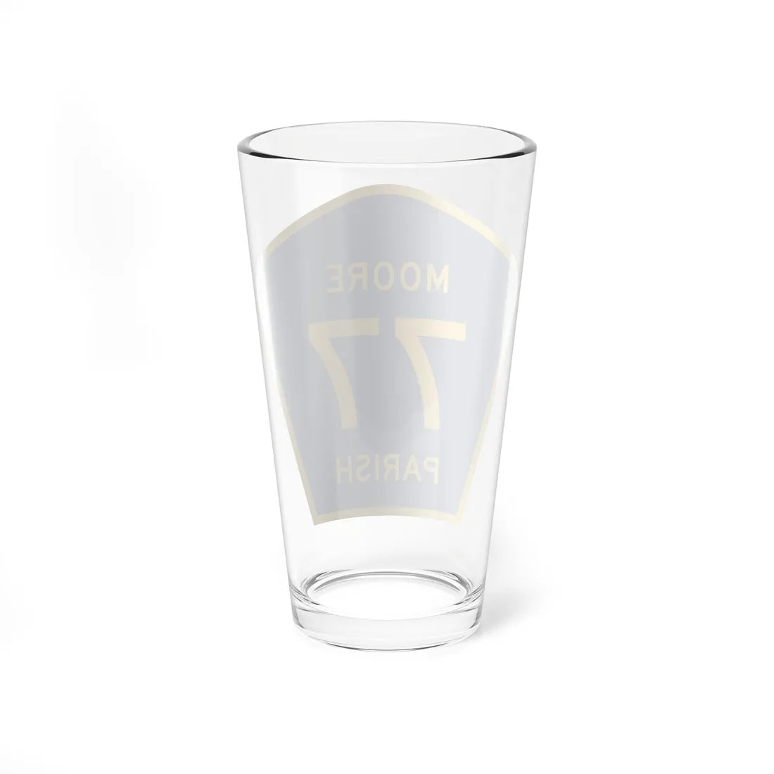 Moore Parish Route 77 LA (Louisiana) (Road Sign) Pint Glass 16oz - Go Mug Yourself
