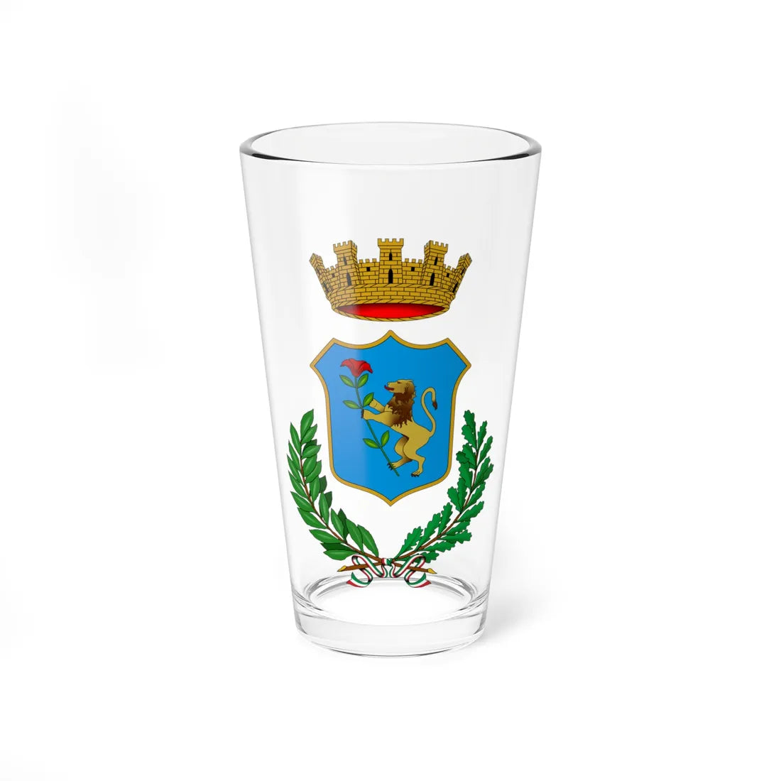 Morcone-Stemma (Italy) (Coat of Arms) Pint Glass 16oz 16oz - Go Mug Yourself