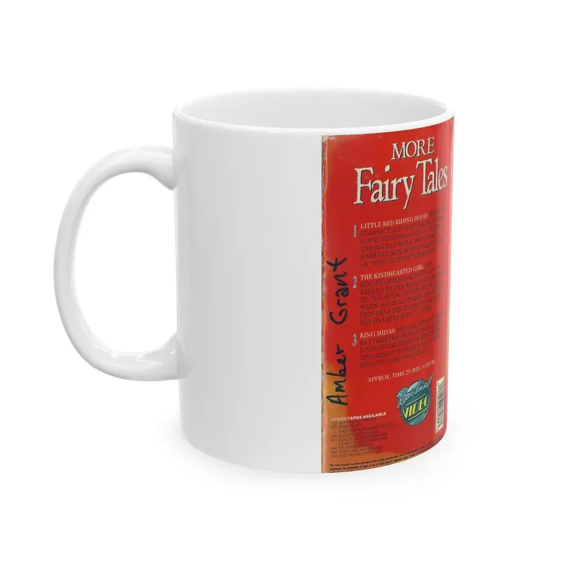 MORE FAIRY TALES (VHS COVER) - White Coffee Mug - Go Mug Yourself