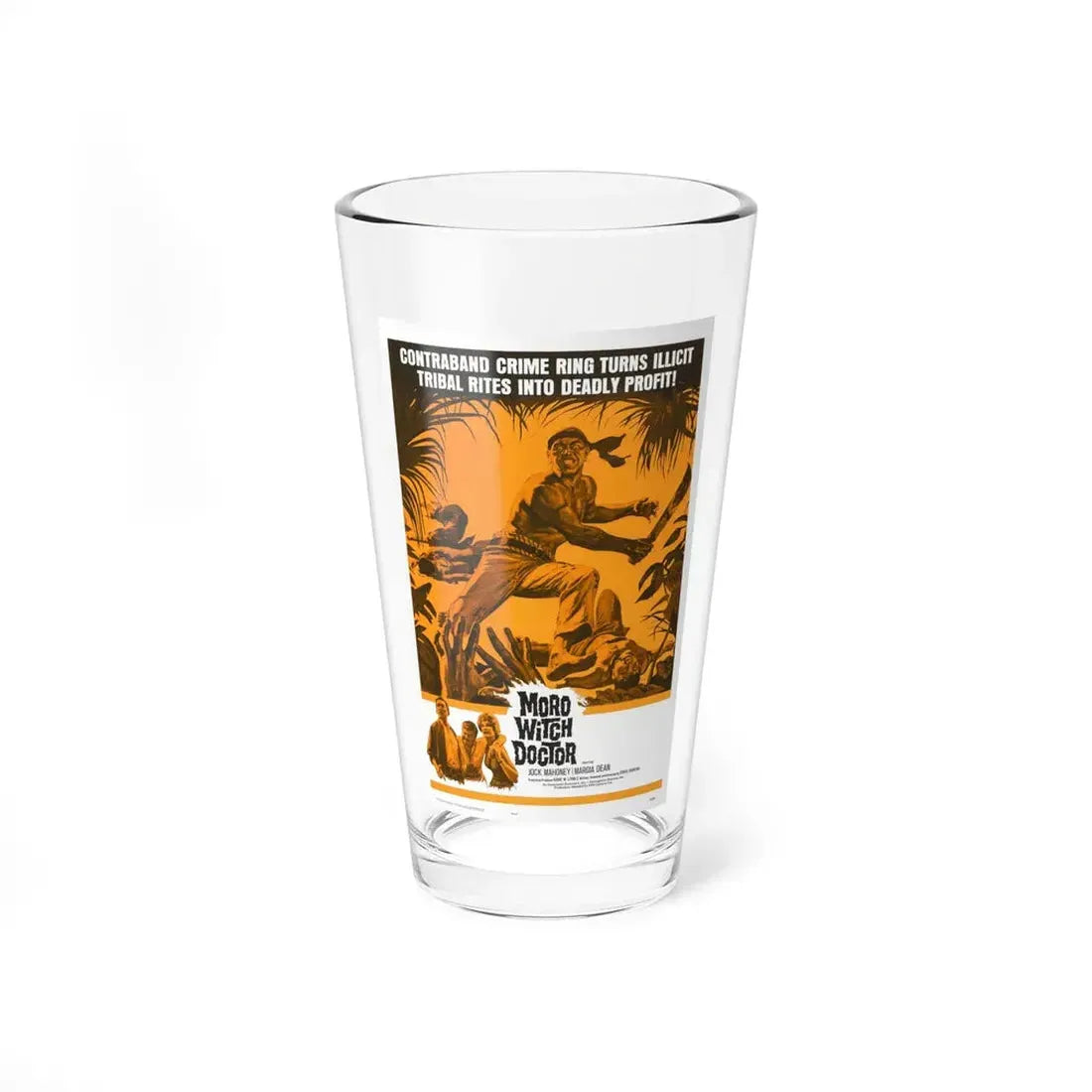MORO WITCH DOCTOR 1964 Movie Poster - Pint Glass 16oz 16oz - Go Mug Yourself