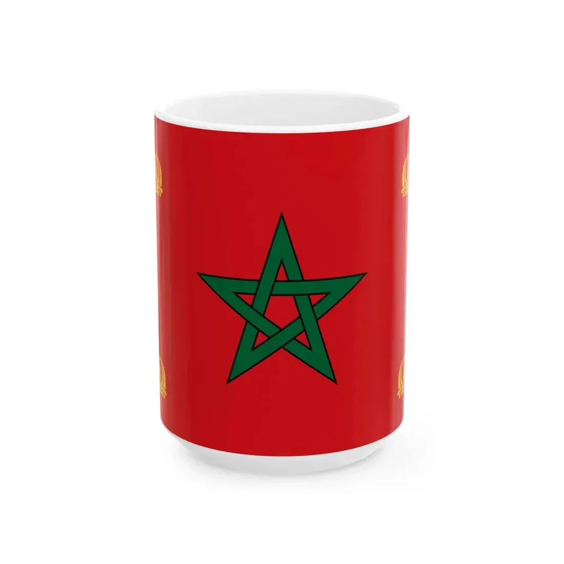Morocco gov index naval warfare (Morocco) White Coffee Mug 15oz - Go Mug Yourself