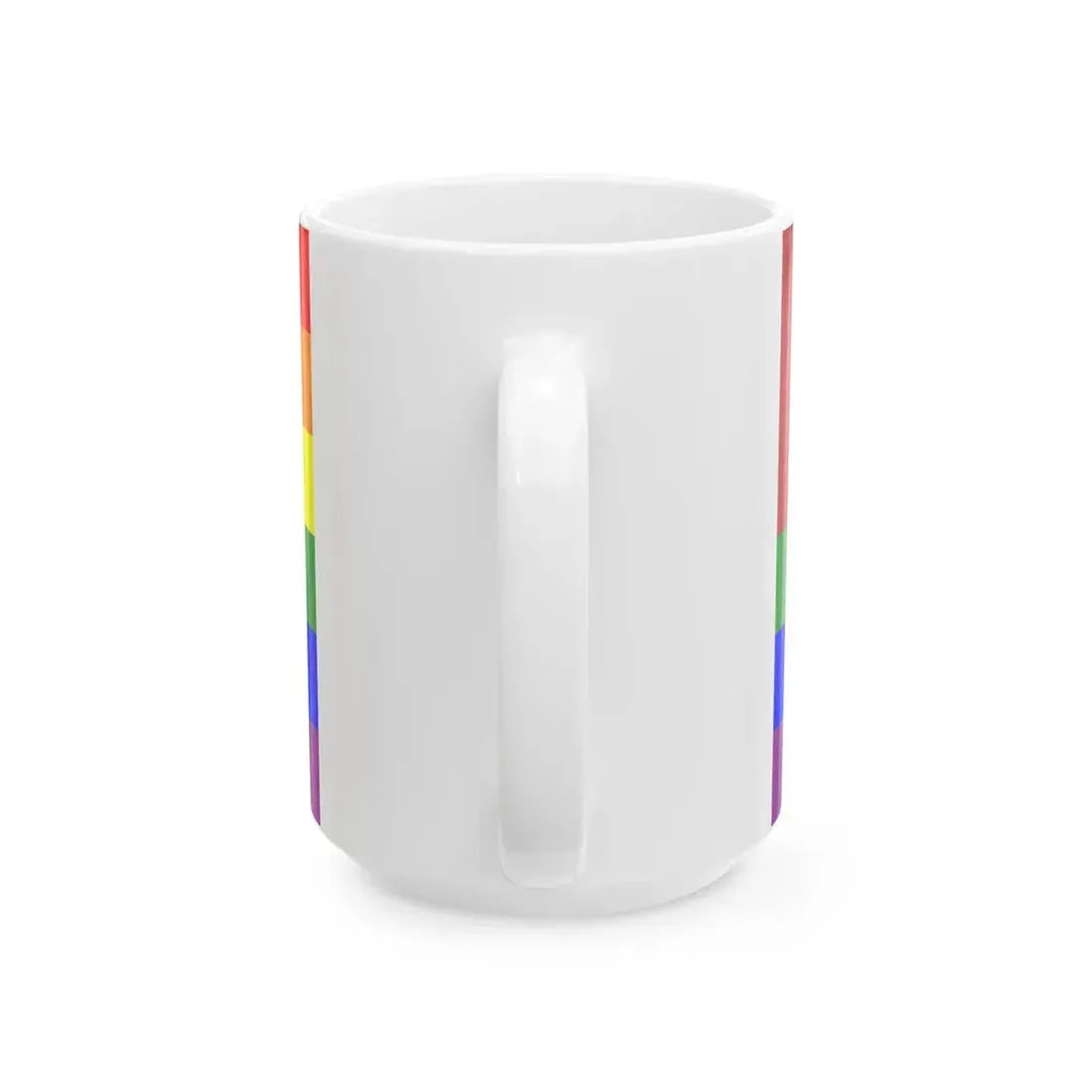 Morocco Rainbow Flag hexagram (Morocco) White Coffee Mug - Go Mug Yourself