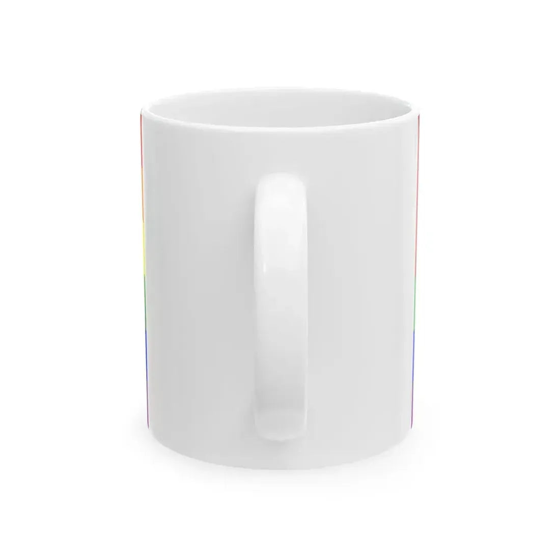 Morocco Rainbow Flag (Morocco) White Coffee Mug - Go Mug Yourself