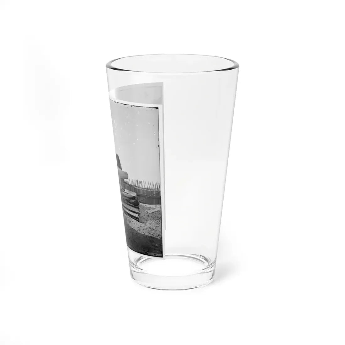 Morris Island, S.C. Interior View With Mounted Gun, Fort Putnam (U.S. Civil War) Pint Glass 16oz - Go Mug Yourself