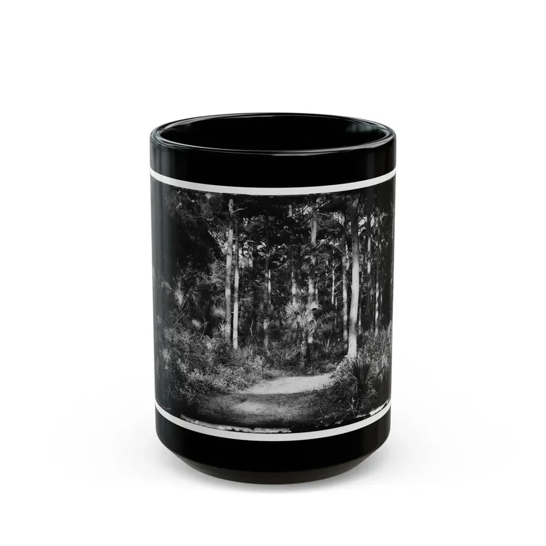 Morris Island, South Carolina 001 (U.S. Civil War) Black Coffee Mug 15oz - Go Mug Yourself