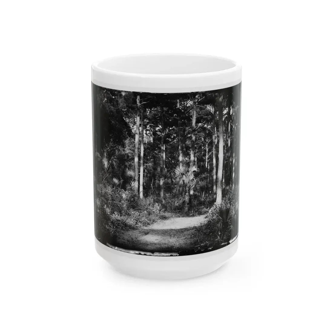 Morris Island, South Carolina 001 (U.S. Civil War) White Coffee Mug 15oz - Go Mug Yourself
