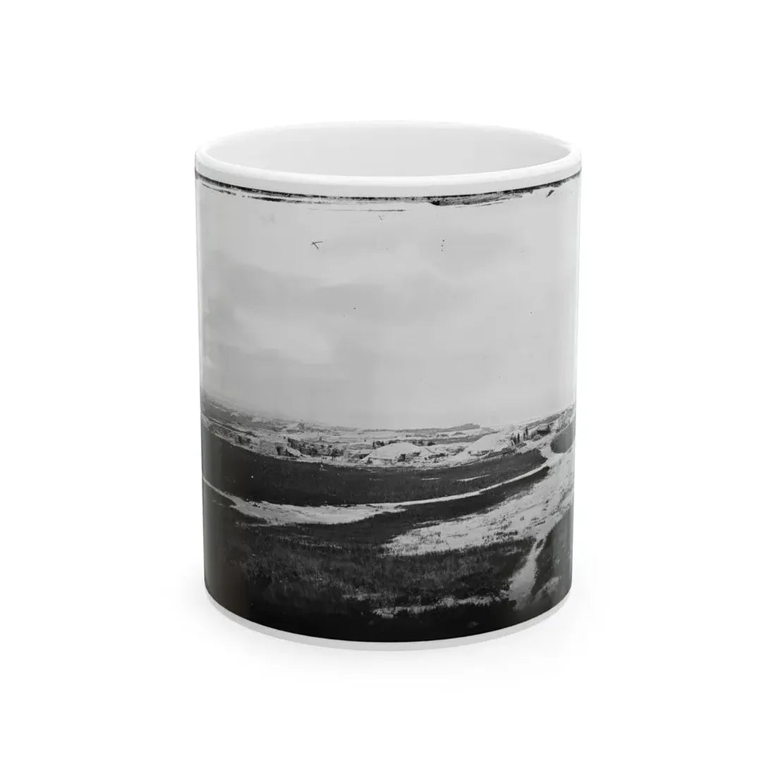 Morris Island, South Carolina. First Parallel (U.S. Civil War) White Coffee Mug 11oz - Go Mug Yourself