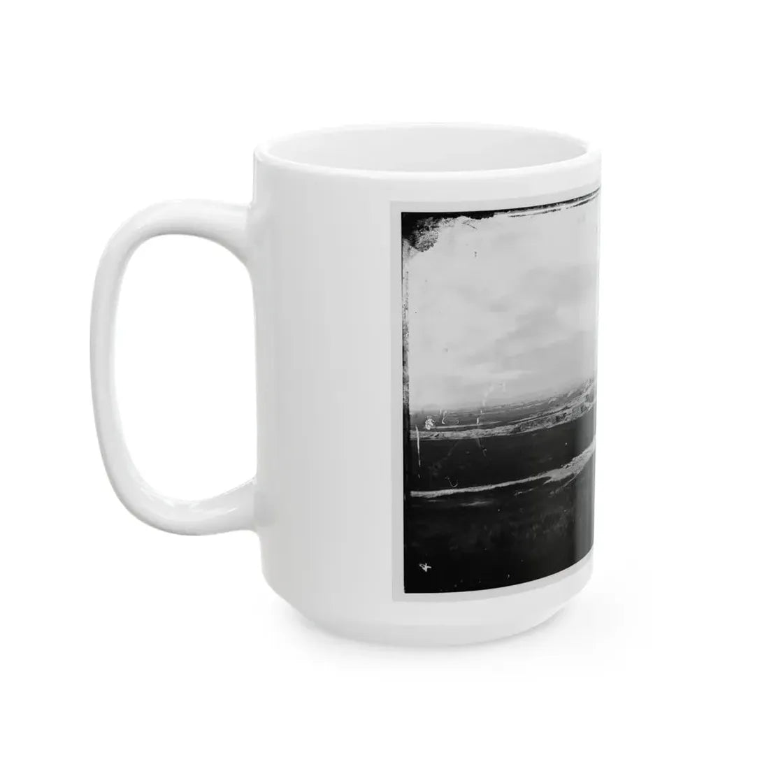 Morris Island, South Carolina. First Parallel (U.S. Civil War) White Coffee Mug - Go Mug Yourself