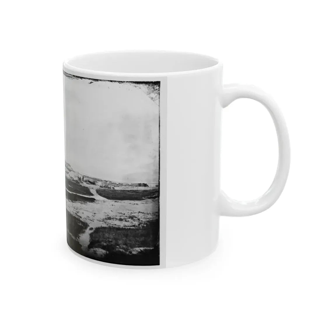 Morris Island, South Carolina. First Parallel (U.S. Civil War) White Coffee Mug - Go Mug Yourself