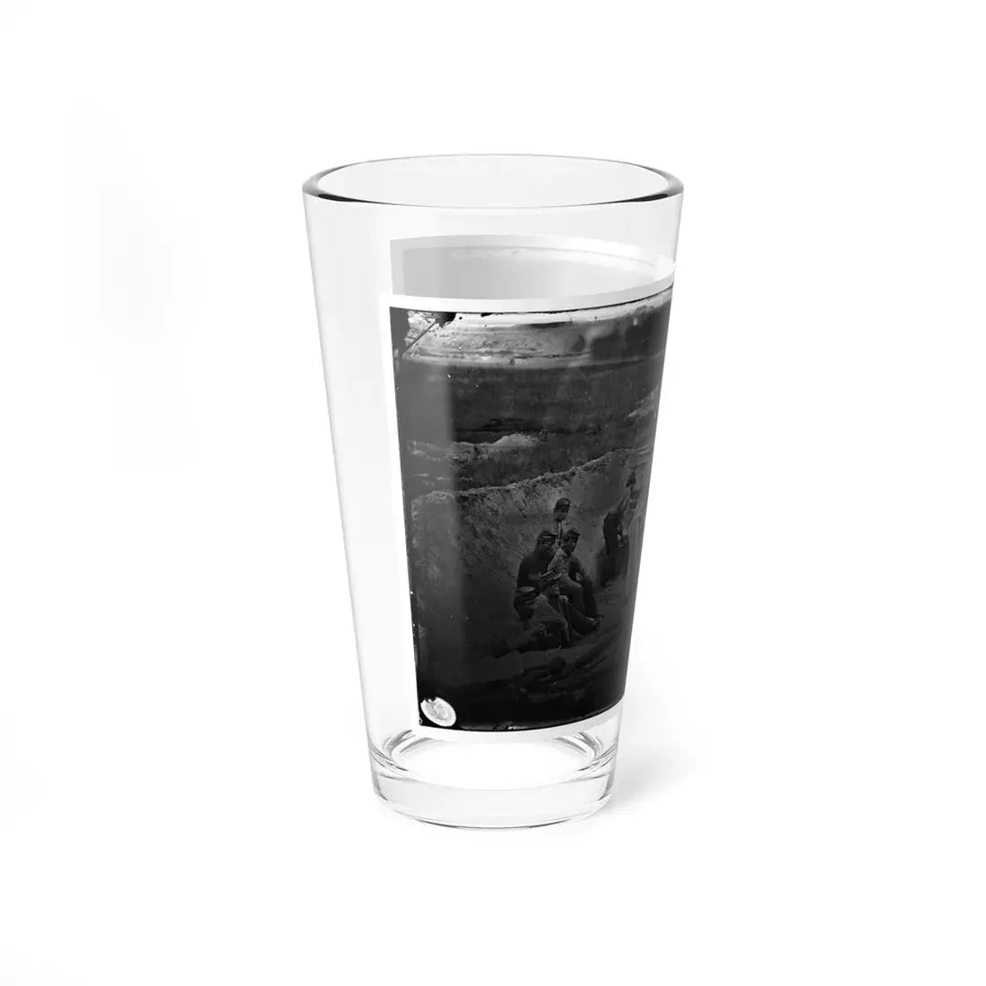 Morris Island, South Carolina. Full Sap (U.S. Civil War) Pint Glass 16oz - Go Mug Yourself