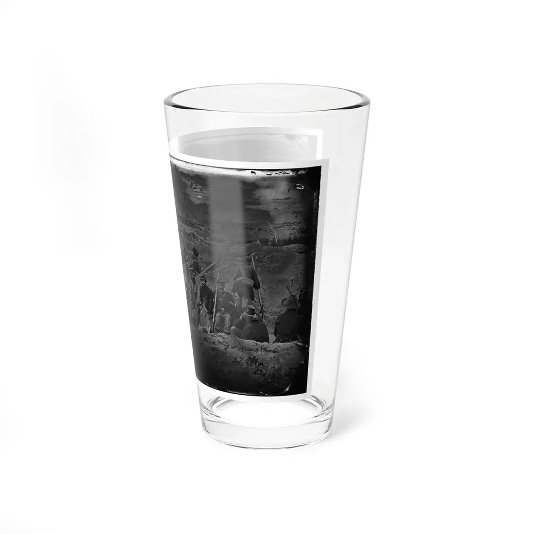 Morris Island, South Carolina. Full Sap (U.S. Civil War) Pint Glass 16oz - Go Mug Yourself