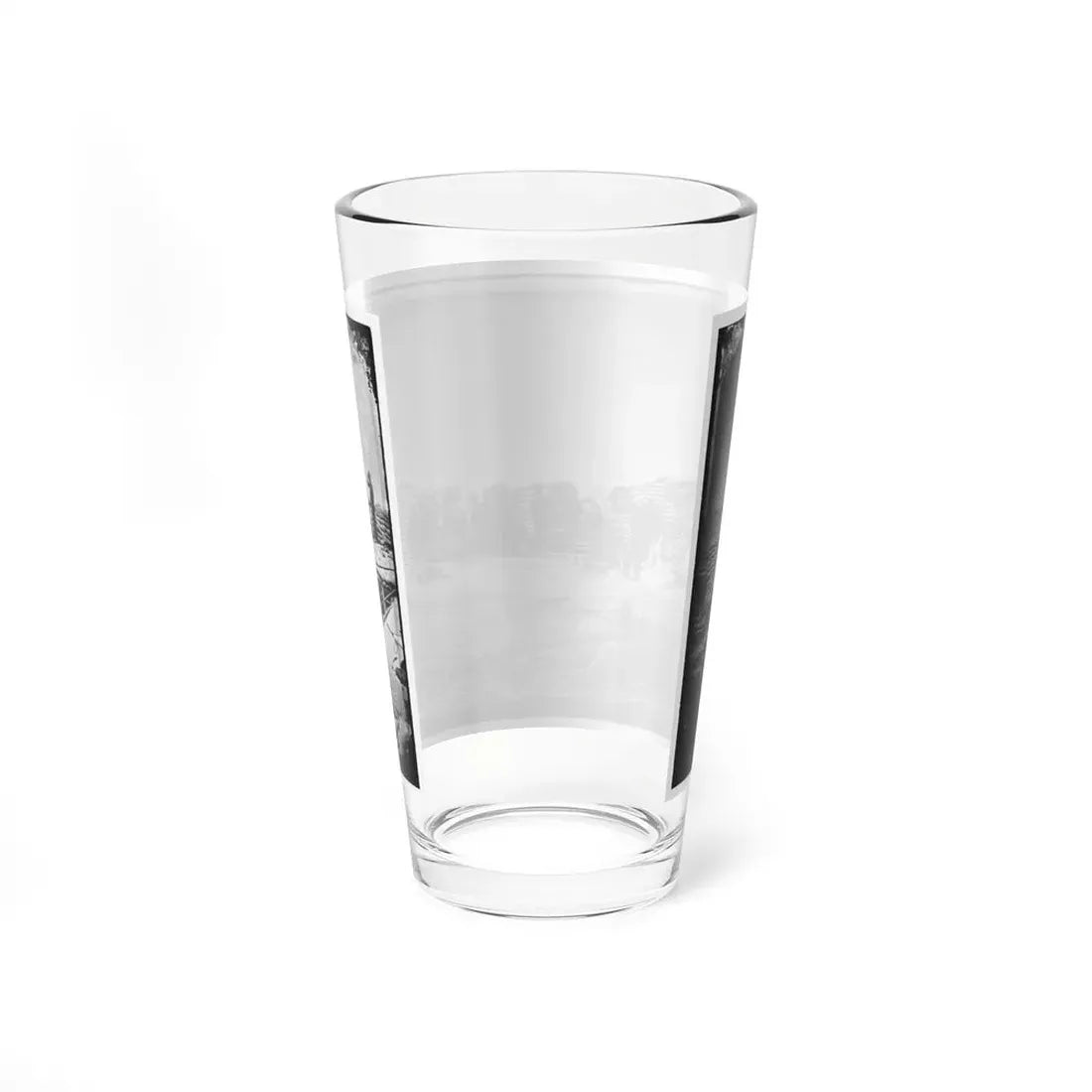 Morris Island, South Carolina. Naval Battery. Two 8-Inch Parrot Rifles. Breaching Battery Against Fort Sumter (U.S. Civil War) Pint Glass 16oz - Go Mug Yourself