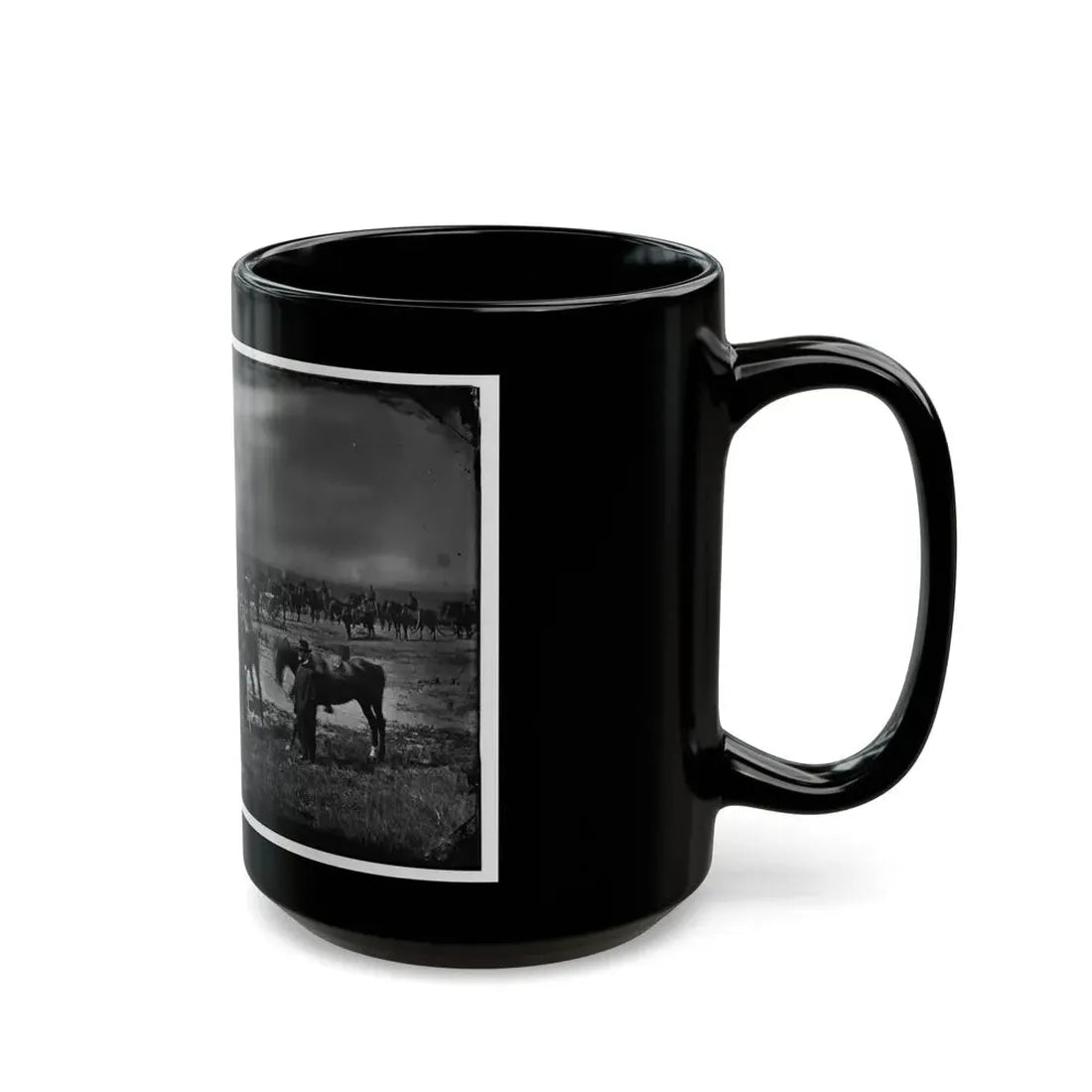 Morris Island, South Carolina. Unidentified Artillery Unit 001 (U.S. Civil War) Black Coffee Mug - Go Mug Yourself