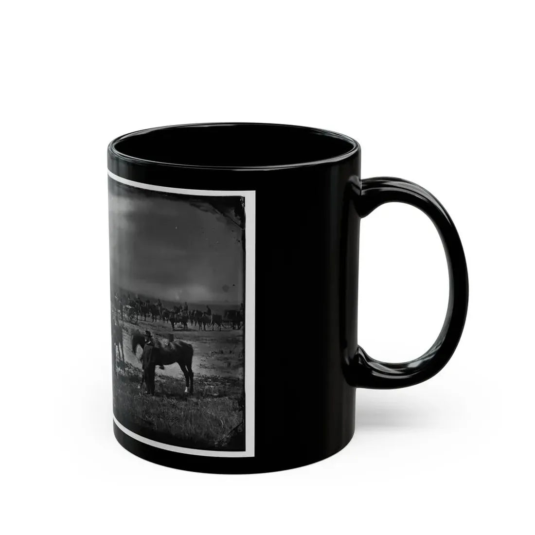 Morris Island, South Carolina. Unidentified Artillery Unit 001 (U.S. Civil War) Black Coffee Mug - Go Mug Yourself