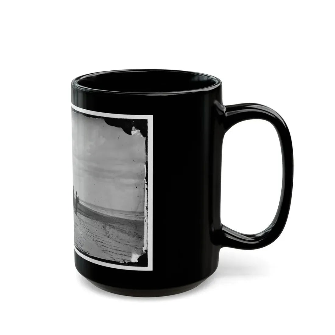 Morris Island, South Carolina. Unidentified Camp 001 (U.S. Civil War) Black Coffee Mug - Go Mug Yourself