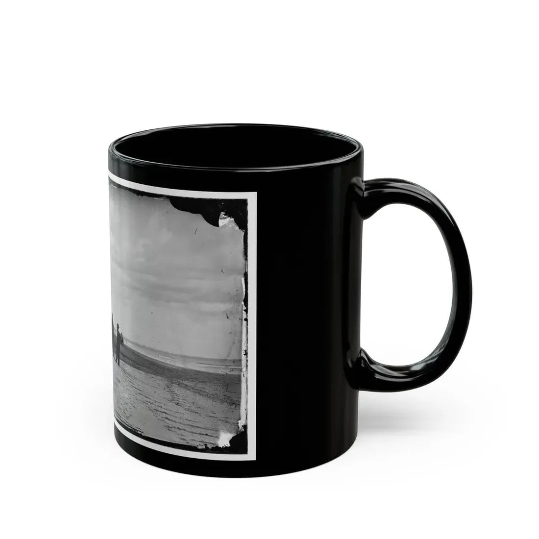 Morris Island, South Carolina. Unidentified Camp 001 (U.S. Civil War) Black Coffee Mug - Go Mug Yourself