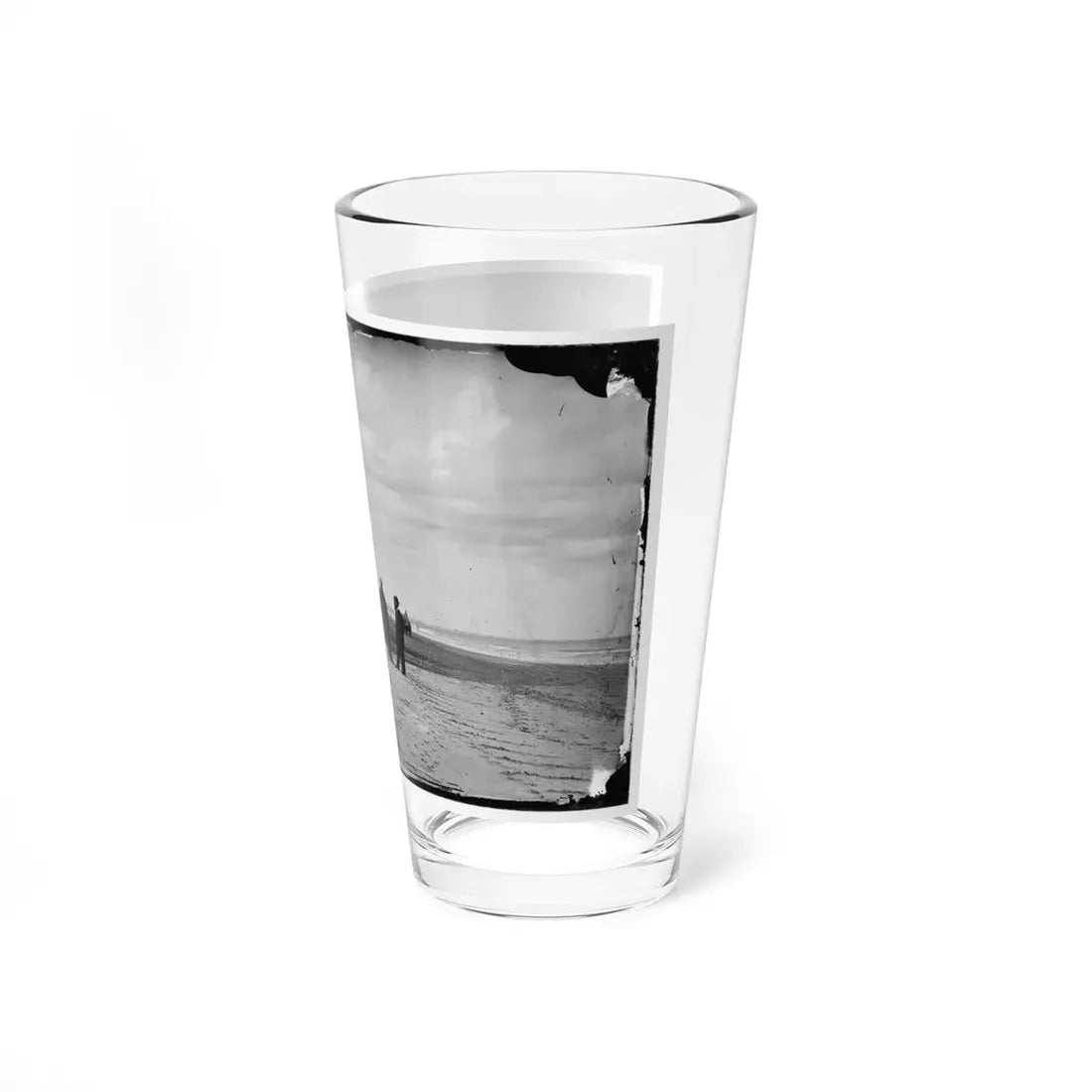Morris Island, South Carolina. Unidentified Camp 001 (U.S. Civil War) Pint Glass 16oz - Go Mug Yourself
