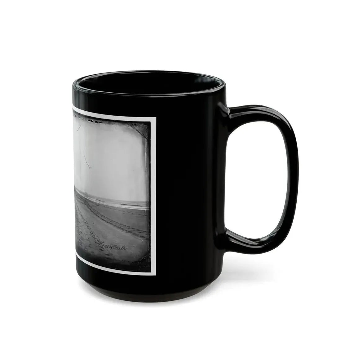 Morris Island, South Carolina. Unidentified Camp 002 (U.S. Civil War) Black Coffee Mug - Go Mug Yourself