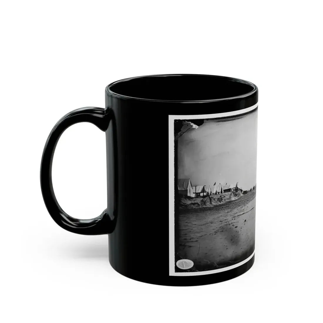 Morris Island, South Carolina. Unidentified Camp 002 (U.S. Civil War) Black Coffee Mug - Go Mug Yourself