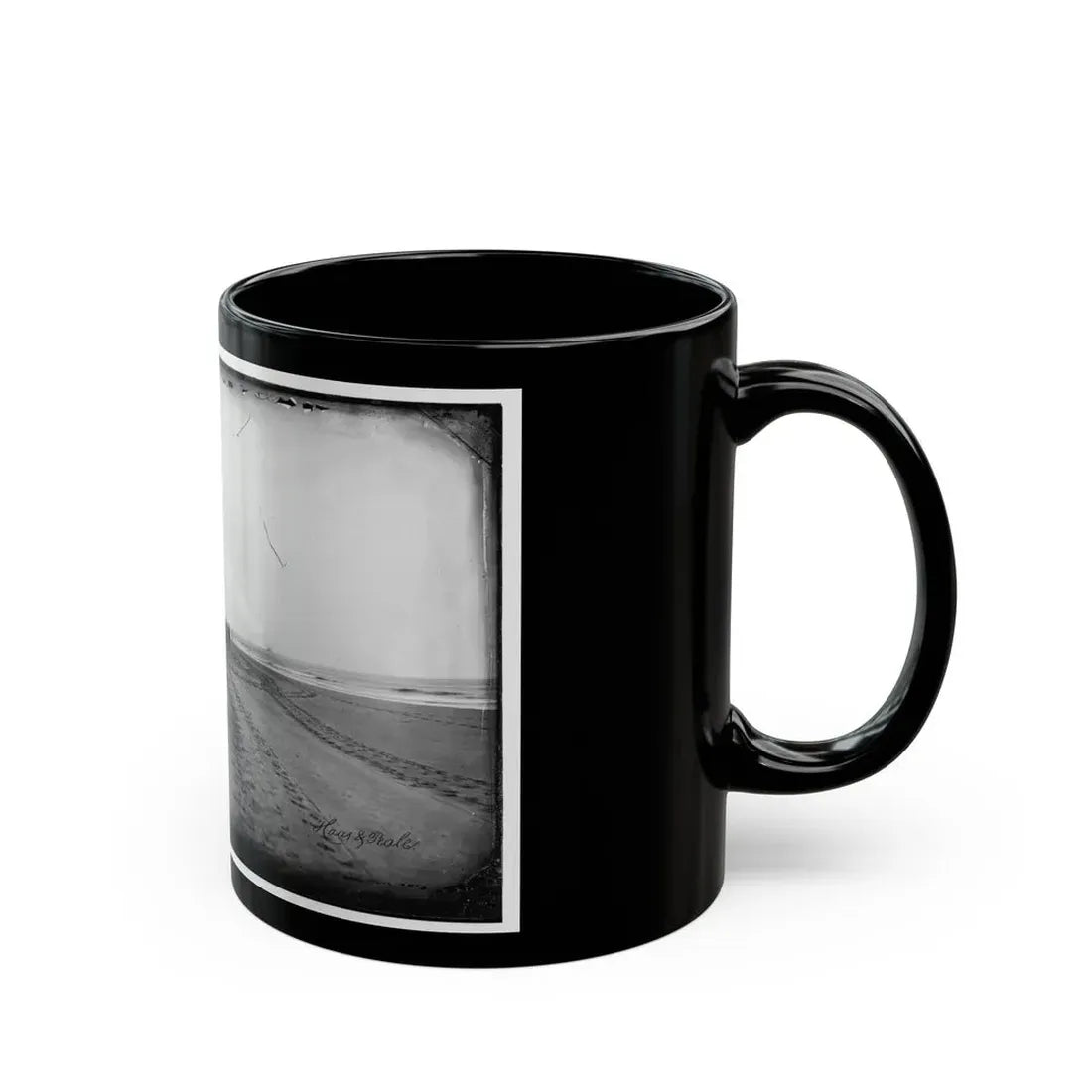 Morris Island, South Carolina. Unidentified Camp 002 (U.S. Civil War) Black Coffee Mug - Go Mug Yourself