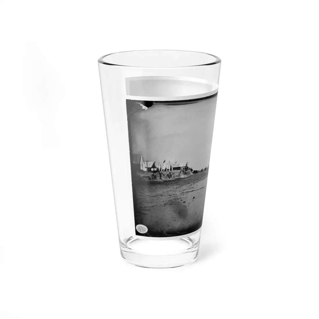 Morris Island, South Carolina. Unidentified Camp 002 (U.S. Civil War) Pint Glass 16oz - Go Mug Yourself
