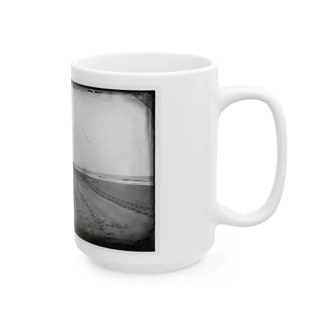 Morris Island, South Carolina. Unidentified Camp 002 (U.S. Civil War) White Coffee Mug - Go Mug Yourself