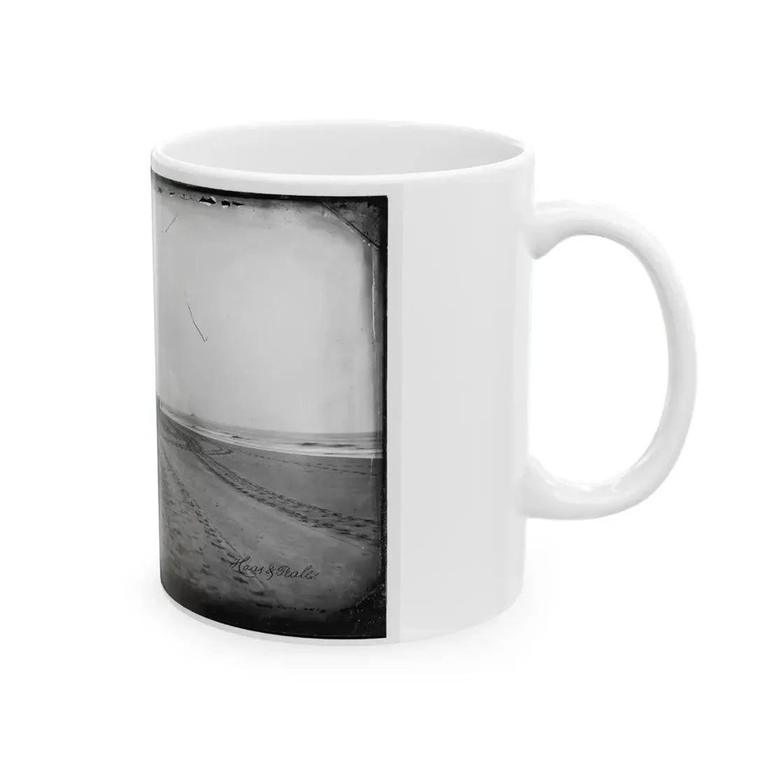 Morris Island, South Carolina. Unidentified Camp 002 (U.S. Civil War) White Coffee Mug - Go Mug Yourself