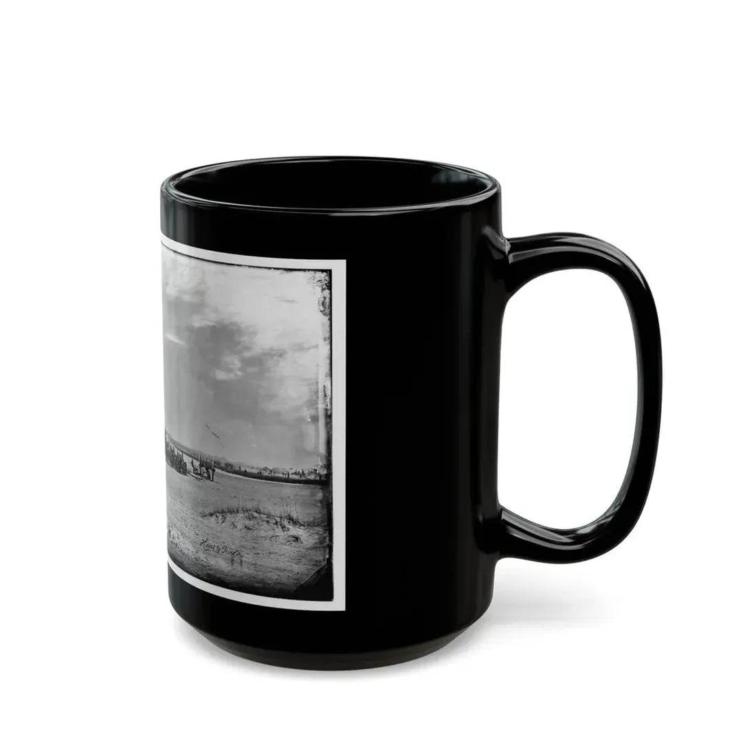 Morris Island, South Carolina. Unidentified Camp 003 (U.S. Civil War) Black Coffee Mug - Go Mug Yourself