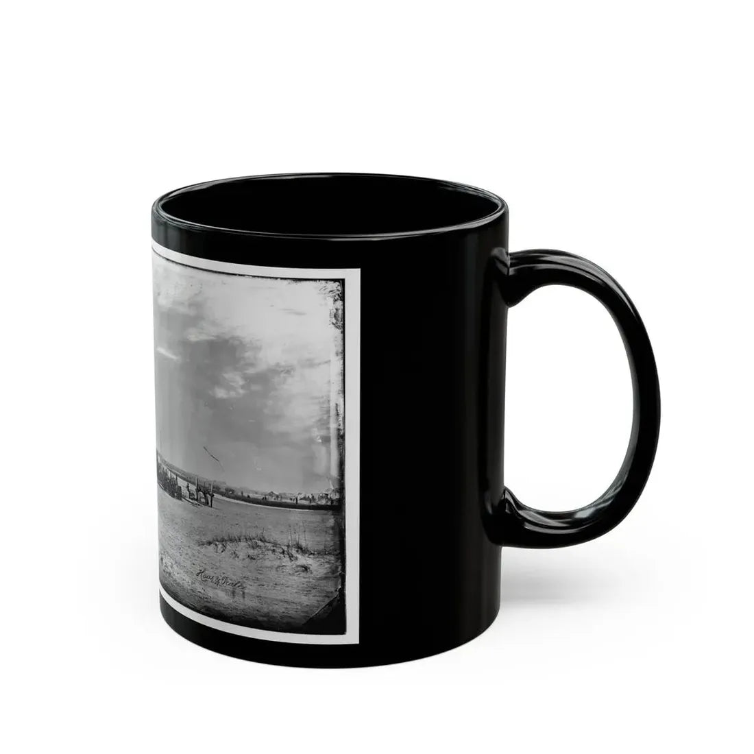 Morris Island, South Carolina. Unidentified Camp 003 (U.S. Civil War) Black Coffee Mug - Go Mug Yourself