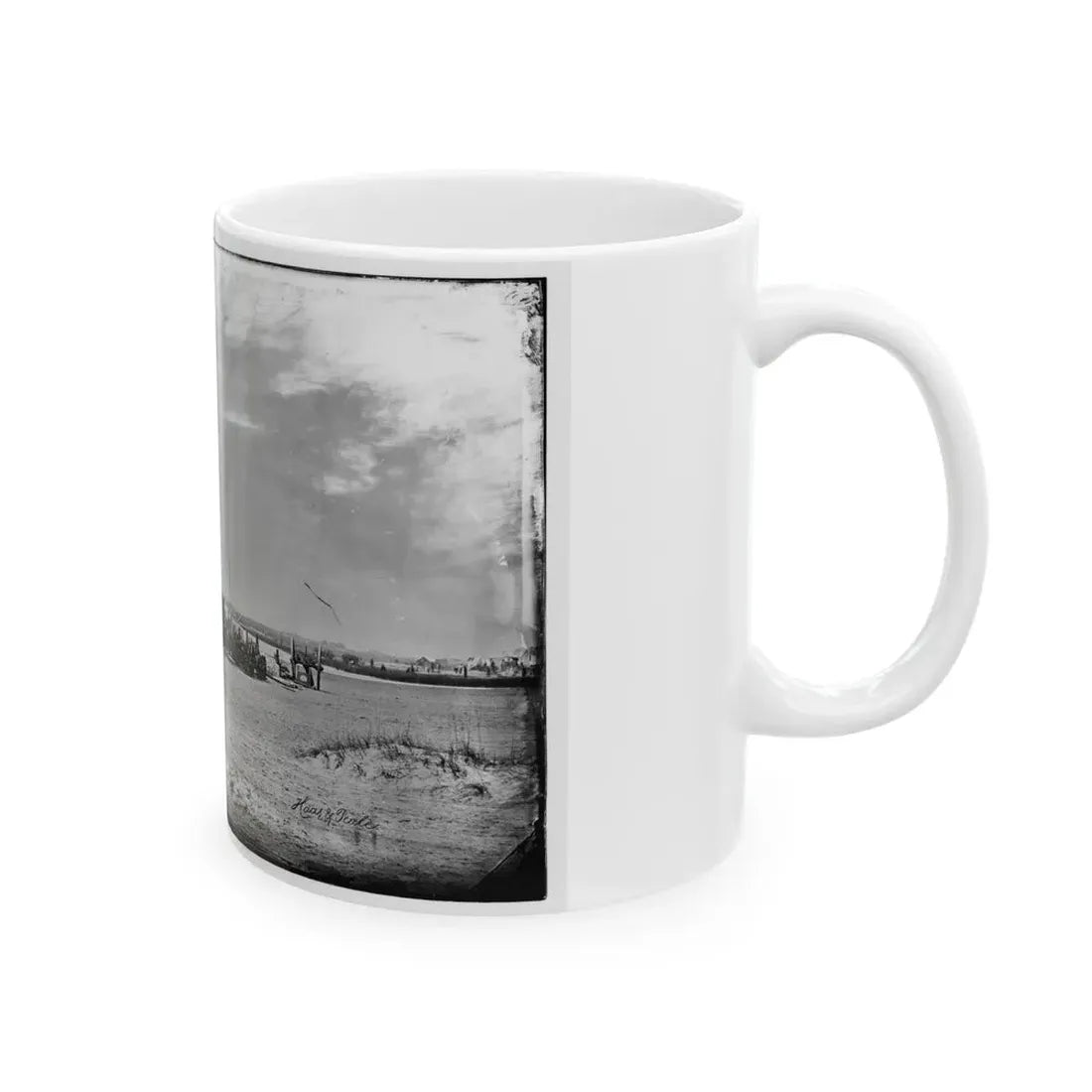 Morris Island, South Carolina. Unidentified Camp 003 (U.S. Civil War) White Coffee Mug - Go Mug Yourself