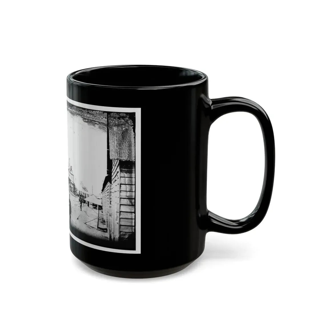 Morris Island, South Carolina. Unidentified Camp 004 (U.S. Civil War) Black Coffee Mug - Go Mug Yourself