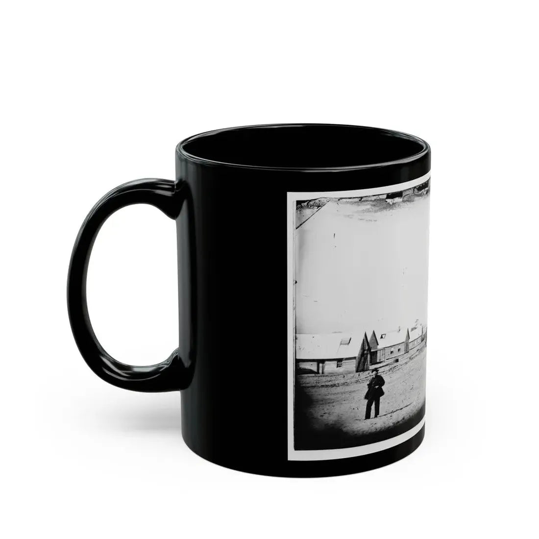 Morris Island, South Carolina. Unidentified Camp 004 (U.S. Civil War) Black Coffee Mug - Go Mug Yourself