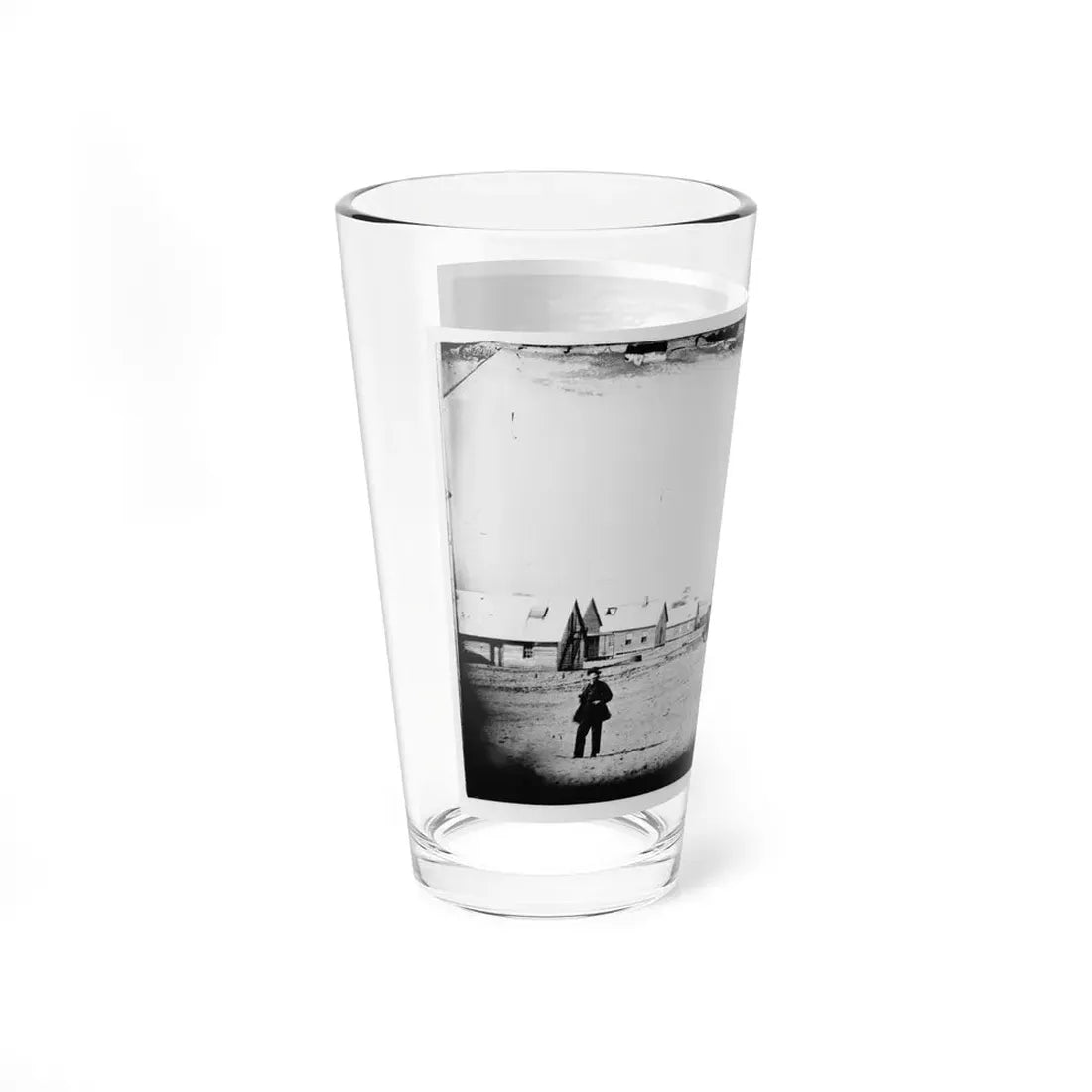 Morris Island, South Carolina. Unidentified Camp 004 (U.S. Civil War) Pint Glass 16oz - Go Mug Yourself