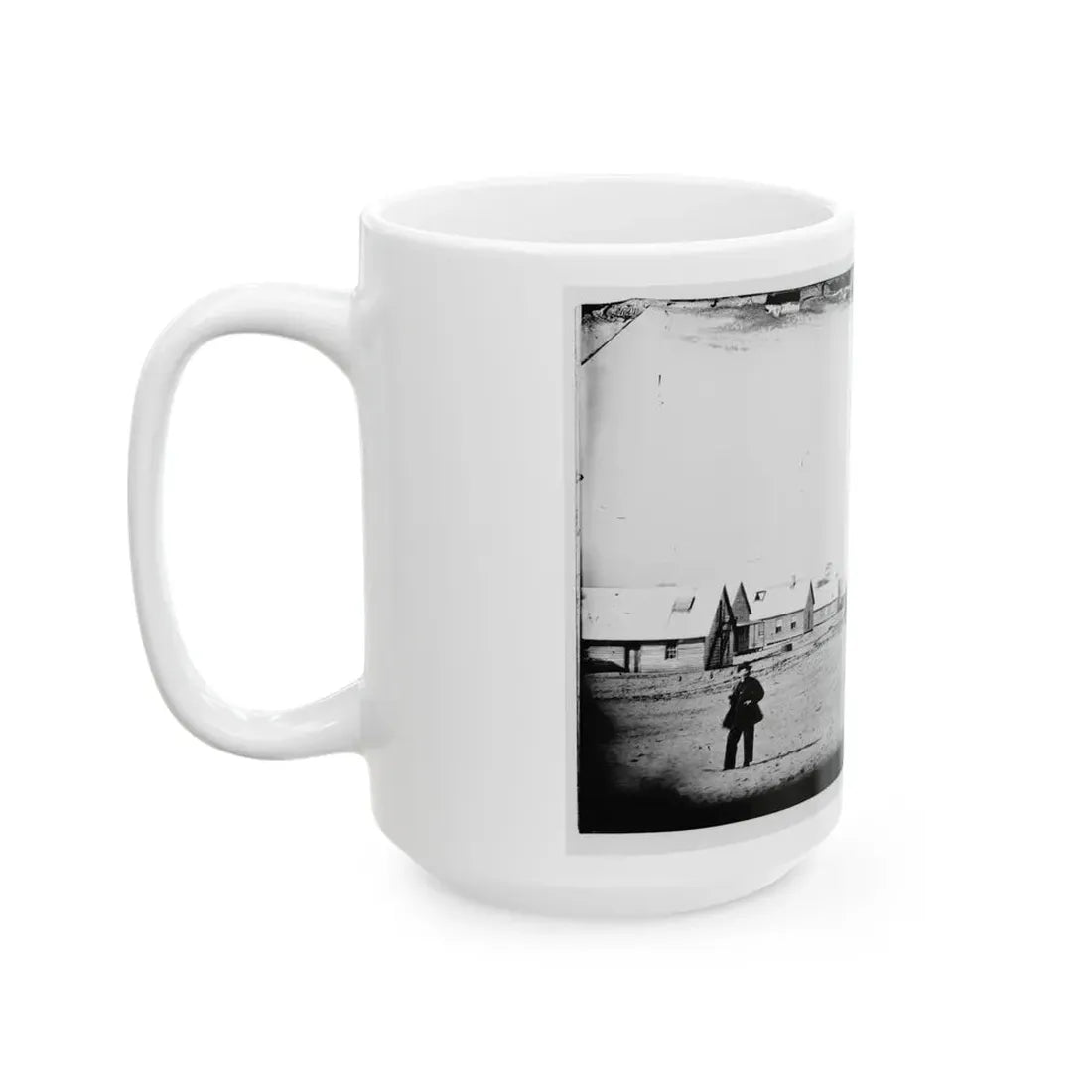 Morris Island, South Carolina. Unidentified Camp 004 (U.S. Civil War) White Coffee Mug - Go Mug Yourself