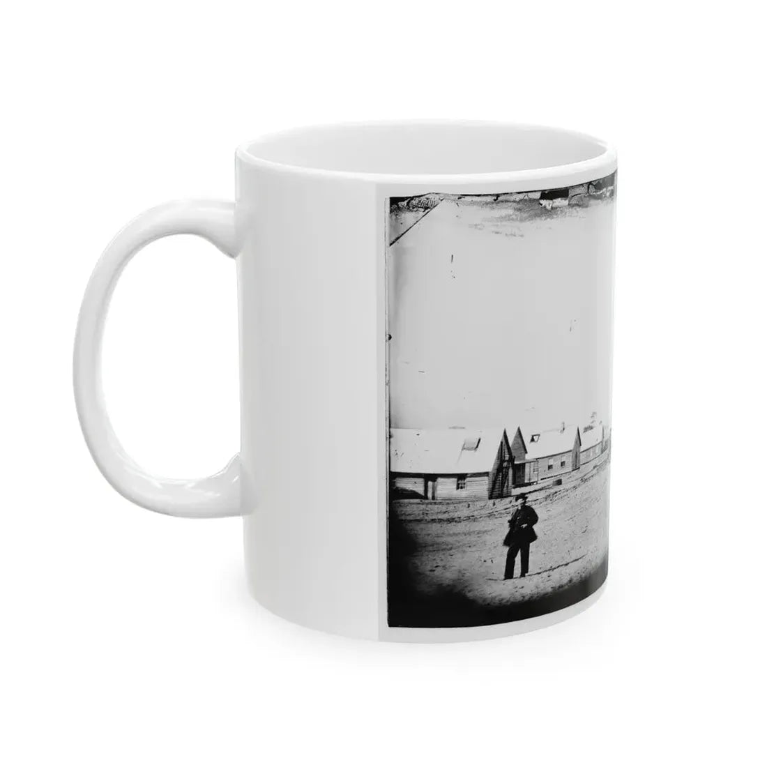 Morris Island, South Carolina. Unidentified Camp 004 (U.S. Civil War) White Coffee Mug - Go Mug Yourself