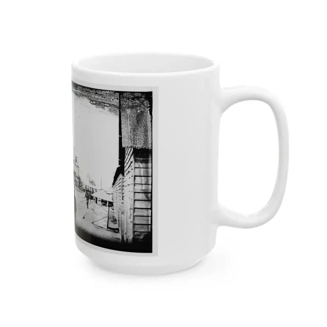 Morris Island, South Carolina. Unidentified Camp 004 (U.S. Civil War) White Coffee Mug - Go Mug Yourself