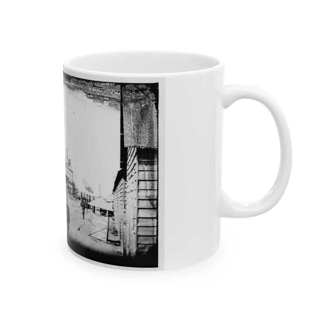 Morris Island, South Carolina. Unidentified Camp 004 (U.S. Civil War) White Coffee Mug - Go Mug Yourself