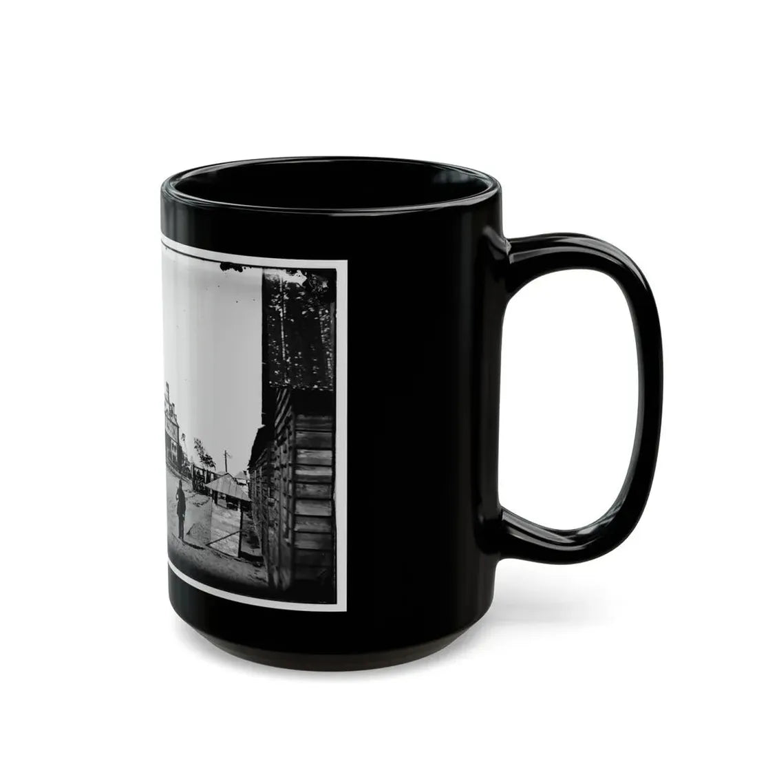Morris Island, South Carolina. Unidentified Camp 005 (U.S. Civil War) Black Coffee Mug - Go Mug Yourself