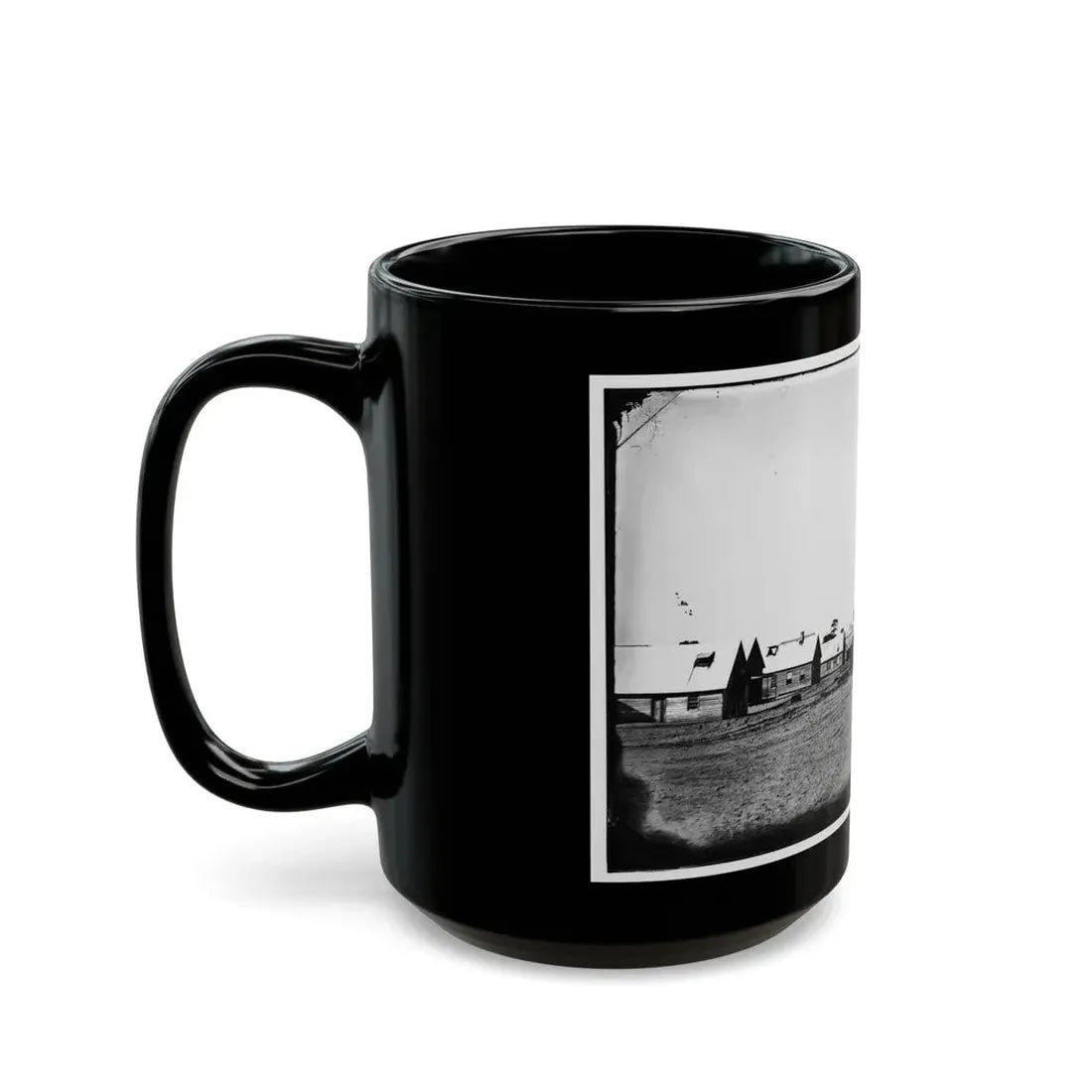 Morris Island, South Carolina. Unidentified Camp 005 (U.S. Civil War) Black Coffee Mug - Go Mug Yourself