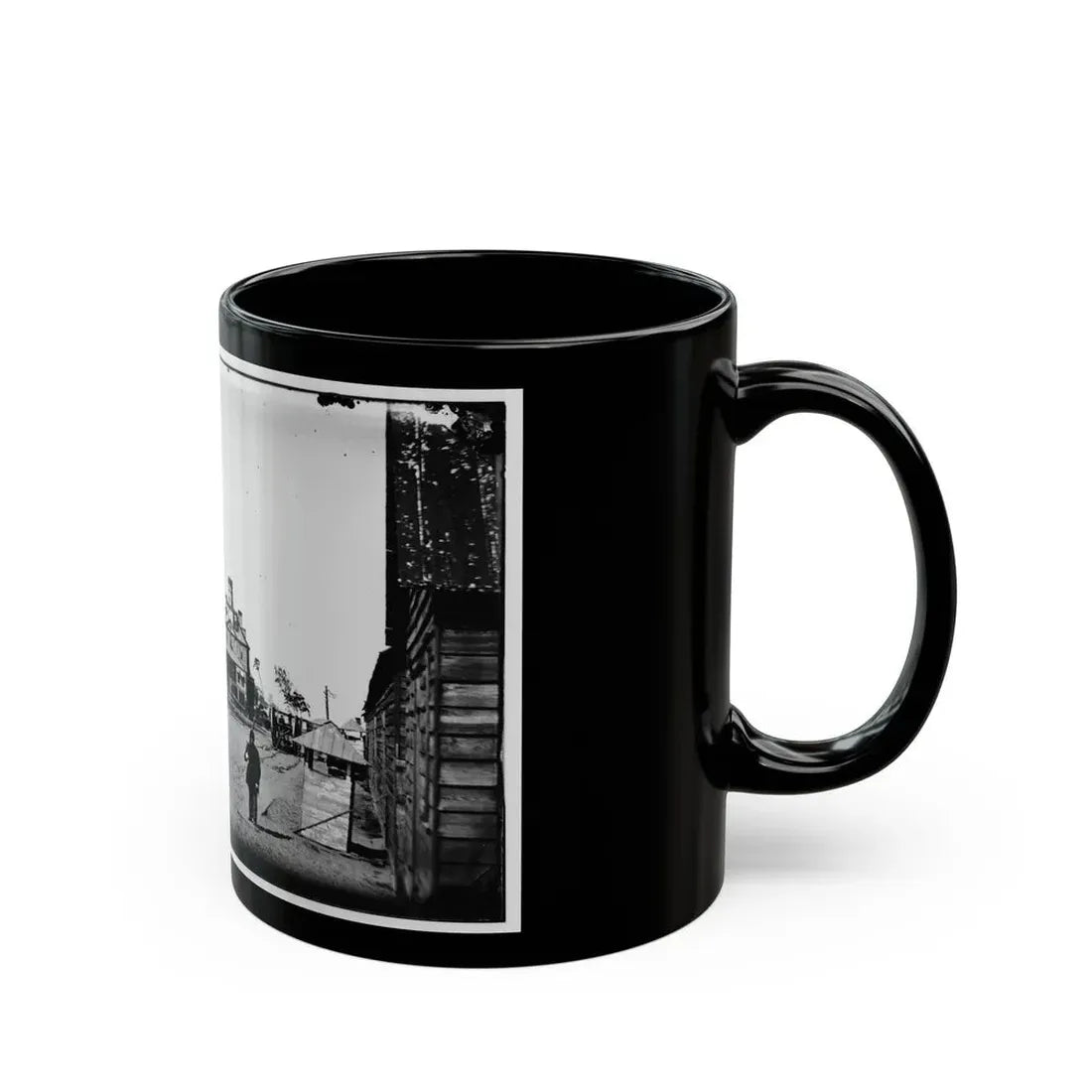 Morris Island, South Carolina. Unidentified Camp 005 (U.S. Civil War) Black Coffee Mug - Go Mug Yourself